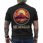 Nicaragua Souvenir Republica De Nicaragua T-Shirt mit Rückendruck