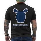 Norweschendir Norway Animal Moose On Saxon T-Shirt mit Rückendruck