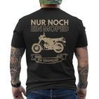 Nur Noch Ein Moped S51 Simmi Ddr Nostalgia 50Cc 2-Stroke T-Shirt mit Rückendruck