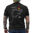 Nürburgring Nordschleife T-Shirt mit Rückendruck