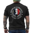Oi Antiracist Sharp France T-Shirt mit Rückendruck