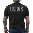 Osiris-Logo Grafikdruck Kurzärmliges Herren-T-Kurzärmliges Herren-T-Shirt für Herren in Schwarz, Streetwear-Design