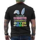 Oster T For Boys Easter Egg T-Shirt mit Rückendruck