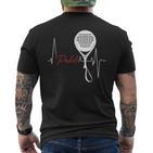 Padel Fan Athletes For Padel Tennis Player T-Shirt mit Rückendruck