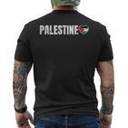 Palestine T-Shirt mit Rückendruck