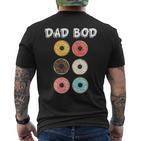 Papa Bod Lustige Donuts T-Shirt mit Rückendruck