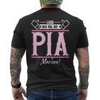 Pia Lass Das Die Pia Machen First Name T-Shirt mit Rückendruck