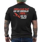 Pilot Papa Modellflug Modellfliegen T-Shirt mit Rückendruck