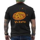Pizza Nerd Geek Mathematik Witz Naturwissenschaft Formula T-Shirt mit Rückendruck