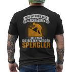 Plumber Installer Tool Spengler Slogan T-Shirt mit Rückendruck