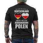 Poland Polska Pole Warsaw T-Shirt mit Rückendruck