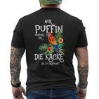 Only Puffin Schenkt Dir Die Kacke Die Du Brauchst Tropical T-Shirt mit Rückendruck