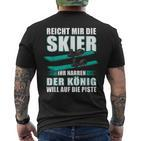Reicht Mir Die Skier Ihr Jester Skier T-Shirt mit Rückendruck