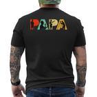 Retro-Bauingenieur Papa Stolzer Bauingenieur Papa Kapuzenjacke T-Shirt mit Rückendruck