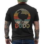 Retro Dodo Bird T-Shirt mit Rückendruck