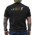 Retro Evolution Dart T-Shirt mit Rückendruck