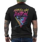 Retro Vintage 80S Apres Ski Patrol T-Shirt mit Rückendruck