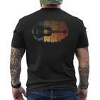 Retrointage Ukulele Player Guitarist Ukulele Ukulele T-Shirt mit Rückendruck