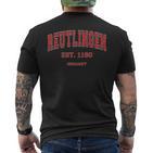 Reutlingen Est 1180 Germany City T-Shirt mit Rückendruck