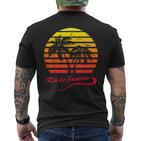 Rio De Janeiro Sunset T-Shirt mit Rückendruck