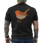 Robin Bird Robin Singbird Bird T-Shirt mit Rückendruck