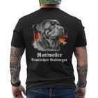 Rottweiler Deutsches Kulturgut Cool Rottweiler Motif T-Shirt mit Rückendruck