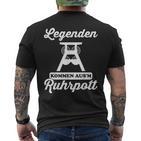 Ruhrgebiet Ruhrpott Sayings Mining Zeche T-Shirt mit Rückendruck