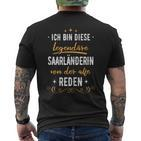 Saarland Saarländerin Saarländer T-Shirt mit Rückendruck