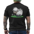 Schaf Spaß Pusteblume Lustig Und Witzig Long-Sleeved T-Shirt mit Rückendruck