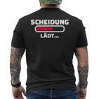 Scheidung Lädt Ladebar T-Shirt mit Rückendruck