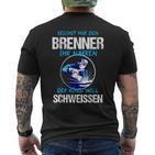 Schweisser Welder Burner Welding T-Shirt mit Rückendruck