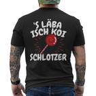 Schwoba Swabenland Swabian Dialect T-Shirt mit Rückendruck