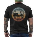 Scooter Moped I Moped Driving Vintage Retro T-Shirt mit Rückendruck