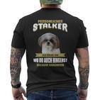 Shih Tzu Shih Tzu Dog T-Shirt mit Rückendruck