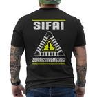 Sifa Zwangsbremsung Engine Driver T-Shirt mit Rückendruck