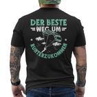 Skydive Tandem Spring Voucher Parachute Jumping T-Shirt mit Rückendruck