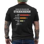 Stockschießen Eisstock Stockschütze Eisstockschießen T-Shirt mit Rückendruck