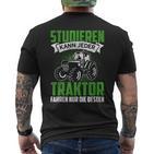 Studier Kann Jeder Traktor Fahren Nur Die Beste Farmer T-Shirt mit Rückendruck