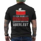 Surströmming Sweden Hering Survivor S T-Shirt mit Rückendruck