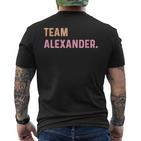 Team Alexander T-Shirt mit Rückendruck
