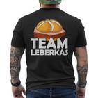 Team Leberkas Semmel Liver Cheese T-Shirt mit Rückendruck