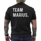 Team Marius T-Shirt mit Rückendruck