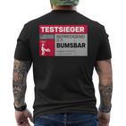 Test Winner T-Shirt mit Rückendruck