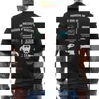 Things Die Ich In Meiner Freizeit Mache Tractor T-Shirt mit Rückendruck