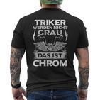 Trike Driver Trikes Motif Tricycle Biker Triker Grandpa T-Shirt mit Rückendruck