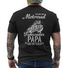 Vateratertag Geschenk Biker Papa Motorrad Spruch Kapuzenjacke T-Shirt mit Rückendruck