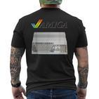 Vintage Retro Computer Amiga 80S Nerd T-Shirt mit Rückendruck