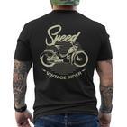 Vintage Speed Rider Simson-Sr2 T-Shirt mit Rückendruck