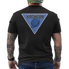 Virtucon Keine Böse Gesellschaft T-Shirt mit Rückendruck