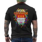 Viva Colonia Carnival Fun City Cologne T-Shirt mit Rückendruck